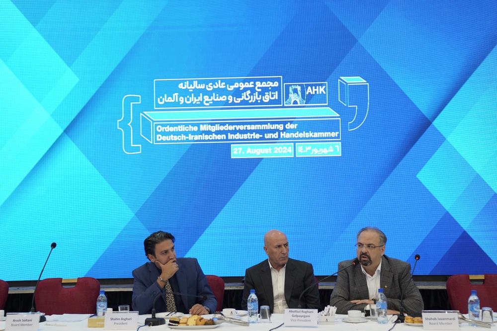 94% der Mitglieder sind mit Arbeit der Deutsch-Iranischen Industrie- und Handelskammer zufrieden