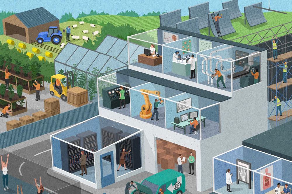 Zukunft der Arbeitsplätze 2025: Schlüsseltrends und Qualifikationen für die Arbeitskräfte von morgen